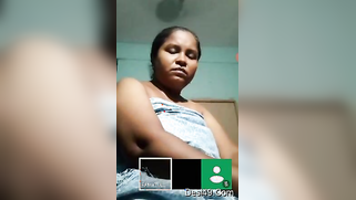 Cute Desi fatty teases a guy with her big boobs on XXX video call | XXX Video on AllSex.XXX