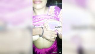 Dude touches and plays with big XXX boobs of his cute Desi wifey | XXX Video on AllSex.XXX