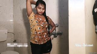 Desi girl gets all wet slowly taking off her clothes in XXX video