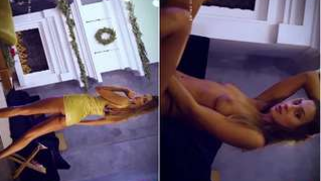 Hot erotic XXX fashion shoot with slender Desi blonde getting nude | XXX Video on AllSex.XXX