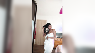 Amazing Desi gal XXX teases with her body hidden under the towel | XXX Video on AllSex.XXX