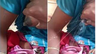 Hubby squeezes milk from big XXX tits of his Desi wife for the cam | XXX Video on AllSex.XXX