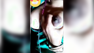 Sexy Desi slut moans when playing with her tits during online show | XXX Video on AllSex.XXX