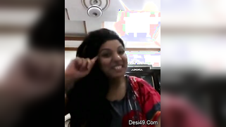 Horny Desi mom impresses with immense XXX boobs during webcam show