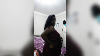 Chesty amateur babe shakes her huge Desi ass and XXX tits at home | XXX Video on AllSex.XXX