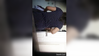 Cute Desi MILF undresses nude in front of a hidden cam in the room | XXX Video on AllSex.XXX