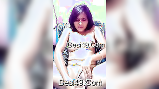 Good-looking Dasi chick shows her tits and masturbation XXX skills