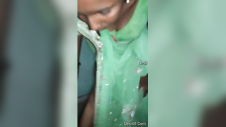 XXX whore in green sari can't hide from client who films her vagina | XXX Video on AllSex.XXX