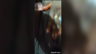 Excited mom puts hands down there and wildly stimulates her sex button | XXX Video on AllSex.XXX