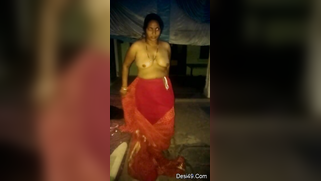 Young man behind camera films how old aunty gets naked before him | XXX Video on AllSex.XXX