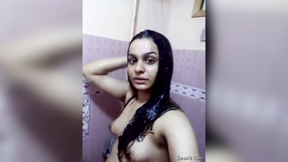 Wet Indian housewife shows her XXX-shaped body in the shower cabin | XXX Video on AllSex.XXX