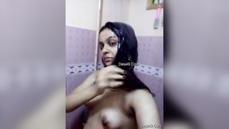 Wet Indian housewife shows her XXX-shaped body in the shower cabin | XXX Video on AllSex.XXX