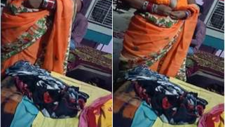 Sex video of naughty aunty who changes sari but doesn't show body | XXX Video on AllSex.XXX
