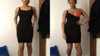 Indian woman with sexy body wears black dress that makes her look hot | XXX Video on AllSex.XXX