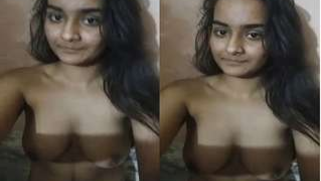 Indian aunty with perky boobs is already naked showing what she has | XXX Video on AllSex.XXX