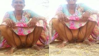Indian man films sex movie of mom exposing pussy and pissing outdoors | XXX Video on AllSex.XXX