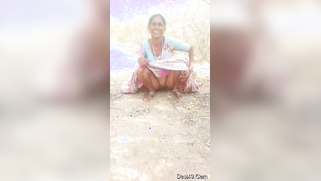 Indian man films sex movie of mom exposing pussy and pissing outdoors | XXX Video on AllSex.XXX