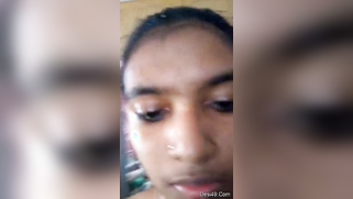 Indian teen with big eyes and pierced nostril shows what she has got | XXX Video on AllSex.XXX
