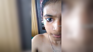 Indian teen with big eyes and pierced nostril shows what she has got | XXX Video on AllSex.XXX