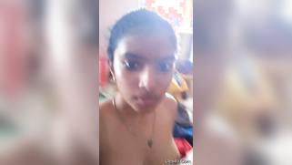 Indian teen with big eyes and pierced nostril shows what she has got | XXX Video on AllSex.XXX