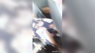 Whorish desi mom talks on phone and touches own big breasts in taxi | XXX Video on AllSex.XXX