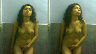 Desi girl stands against the wall masturbates slightly and tenderly | XXX Video on AllSex.XXX