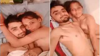 Indian couple lie next to each other and expose private body parts | XXX Video on AllSex.XXX