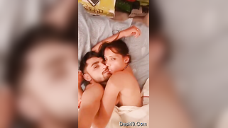 Indian couple lie next to each other and expose private body parts | XXX Video on AllSex.XXX