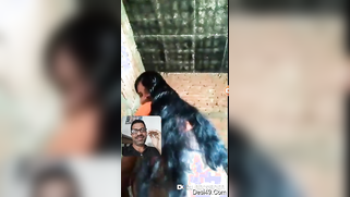 Desi mom with beautiful hair exposes naked body upon man's request | XXX Video on AllSex.XXX