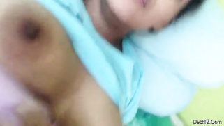 Indian aunty licks her own nipples and performs XXX masturbation show | XXX Video on AllSex.XXX