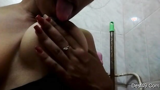 XXX Desi model with big boobs can reach her own nipples with tongue | XXX Video on AllSex.XXX