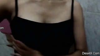 XXX Desi model with big boobs can reach her own nipples with tongue | XXX Video on AllSex.XXX