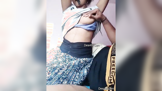 Man coerces aunty to show titties and touches them with both hands | XXX Video on AllSex.XXX