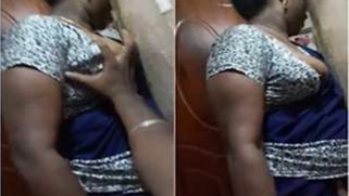 Lover is lucky to touch and film Desi mom's natural boobs at home | XXX Video on AllSex.XXX