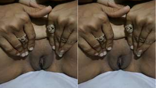 Indian aunty spreads pussy lips and allows cameraman to touch her pink | XXX Video on AllSex.XXX