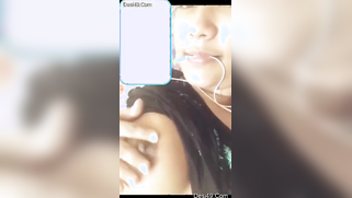 Girl with big boobies performs sex show rubbing own hard perky nipples | XXX Video on AllSex.XXX