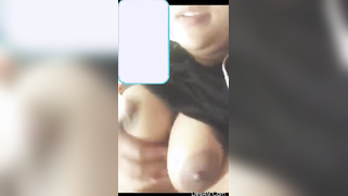 Girl with big boobies performs sex show rubbing own hard perky nipples | XXX Video on AllSex.XXX