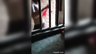 Modest Desi girl has no shower cabin but green bucket to wash herself | XXX Video on AllSex.XXX