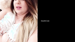 Cheerful Indian aunty films XXX video exposing naked titties and twat