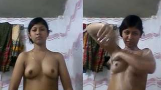 Indian with small tits doesn't feel shy to show how she washes body | XXX Video on AllSex.XXX