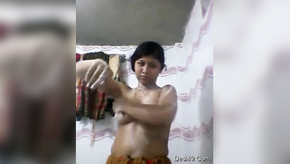 Indian with small tits doesn't feel shy to show how she washes body | XXX Video on AllSex.XXX
