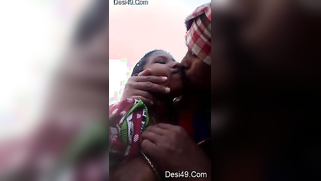 Bearded man kisses Desi coed and plays with sensitive tits outdoors | XXX Video on AllSex.XXX