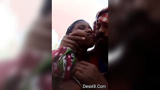 Bearded man kisses Desi coed and plays with sensitive tits outdoors | XXX Video on AllSex.XXX