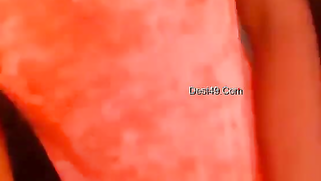 Indian babe in orange takes clothes off to flaunt boobs and buttocks | XXX Video on AllSex.XXX