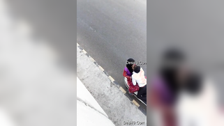 Indian teen doesn't know stepfather watches her kissing XXX lover | XXX Video on AllSex.XXX