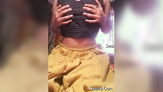 Desi mom is willing to take off everything and show off her melons