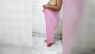 Fat Desi mom doesn't get totally naked washing body in shower sex clip | XXX Video on AllSex.XXX