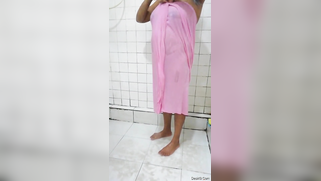 Fat Desi mom doesn't get totally naked washing body in shower sex clip | XXX Video on AllSex.XXX