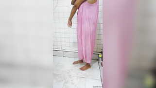 Fat Desi mom doesn't get totally naked washing body in shower sex clip | XXX Video on AllSex.XXX