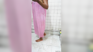 Fat Desi mom doesn't get totally naked washing body in shower sex clip | XXX Video on AllSex.XXX